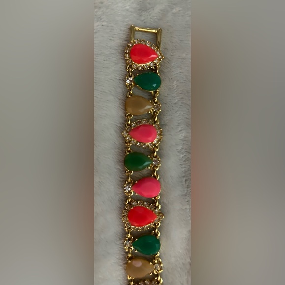 Like New Kate Spade Flight of Fancy Balloon Bouquet Bracelet 12k Gold Plate - Picture 8 of 8
